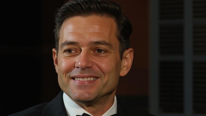 Rami Malek emocionado ao ser ovacionado por sua atuação em The Man I Love (2026)