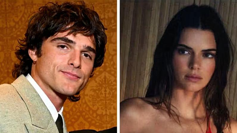 O ator Jacob Elordi e a modelo Kendall Jenner — Foto: Getty Images/Instagram