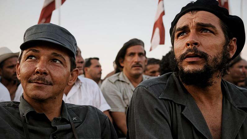 Raúl Castro ao lado de Che Guevara, em 1964