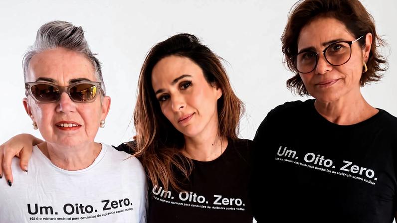 Cláudia e Tatá Werneck fazem campanha de apoio a mulheres sobreviventes de violência