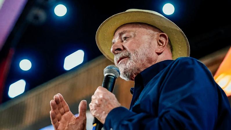 Presidente Lula (PT) durante evento do Ministério da Cultura em Aracruz (ES)