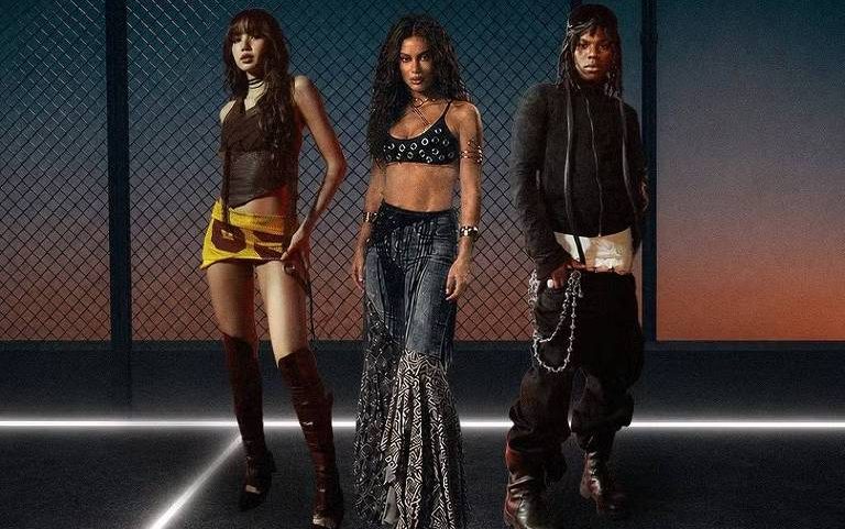 Os cantores Lisa, Anitta e Rema