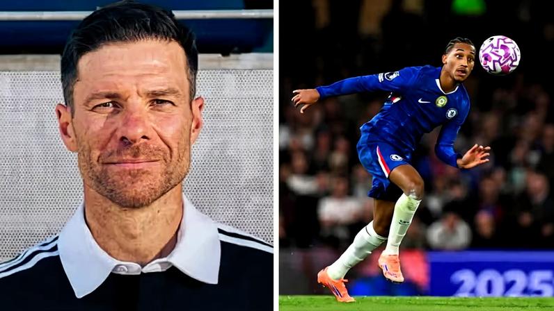 O técnico espanhol Xabi Alonso; e o brasileiro João Pedro em ação pelo Chelsea — Foto: Instagram