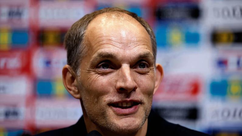 Thomas Tuchel durante convocação da seleção inglesa
