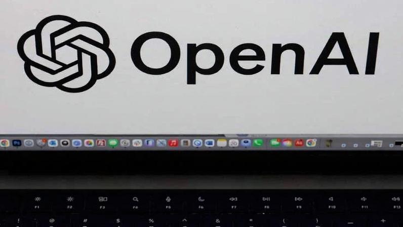 Logo da OpenAI em computador