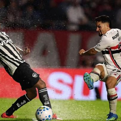 São Paulo empata com Botafogo aos 45 do 2º tempo e amplia sequência sem vitórias