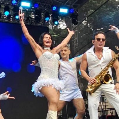 Gretchen atrai público de várias gerações com show na Virada Cultural