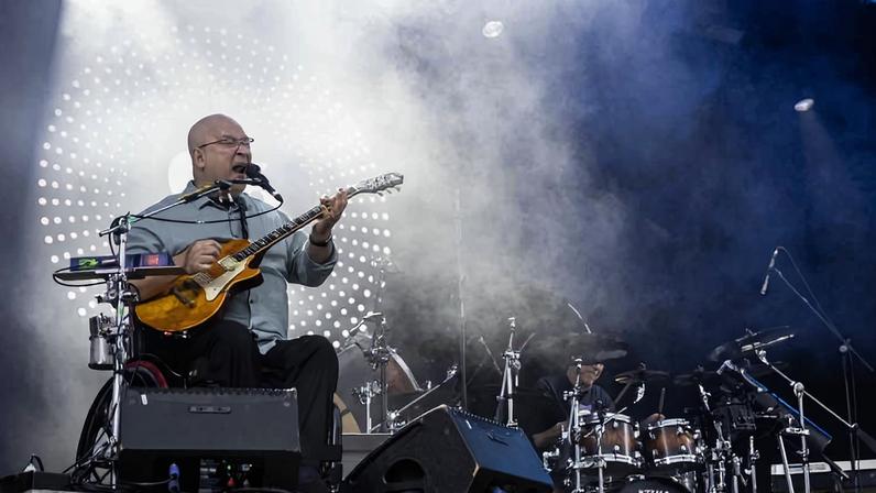 A banda brasileira Os Paralamas do Sucesso durante apresentação na Arena Heineken, durante o C6 Fest