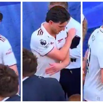 Declan Rice lamenta rebaixamento do ex-time em vídeo que viraliza