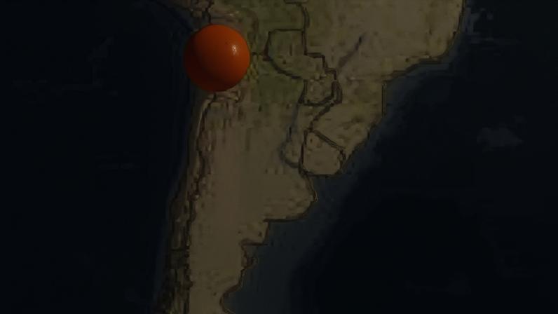 25 de maio de 2026 - Epicentro do terremoto foi no Chile. Foto: Reprodução/Centro de Sismologia da USP