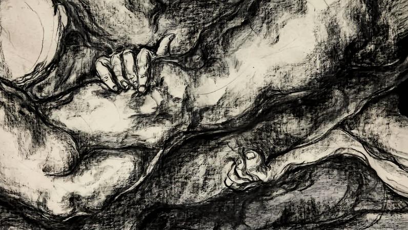 Obra de Julia Gallo na mostra 'Primeira Febre', em cartaz na Yehudi Hollander-Pappi, em São Paulo