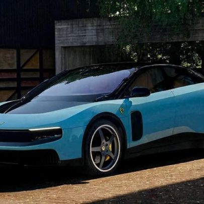 Ferrari lança veículo elétrico com estilo futurista do designer do iPhone