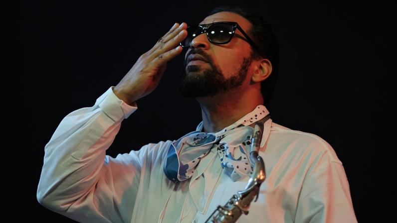 O músico Sonny Rollins