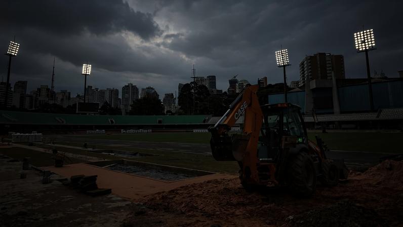 Reforma no estádio do Ibirapuera está 88% conclusa; veja fotos