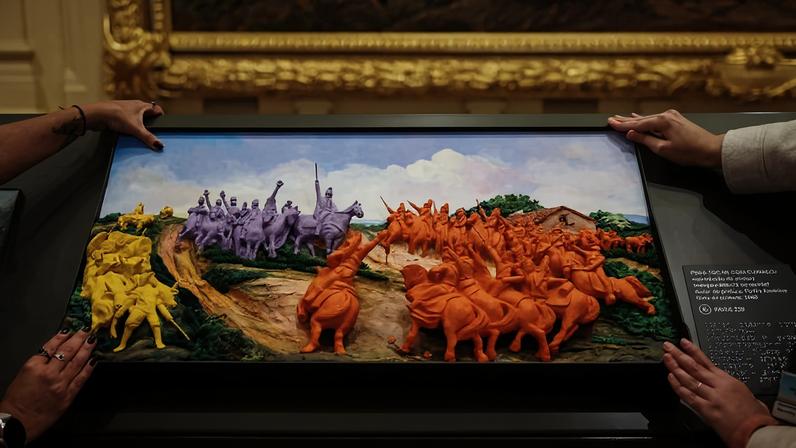 Novo diorama (modelo tridimensional em escala reduzida) do quadro Independência ou Morte, de Pedro Américo, é instalado no Museu do Ipiranga; tela pode ser tocada, o que amplia o entendimento da arte para vários grupos