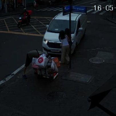 Novas imagens mostram momento em que van sobe calçada e mata filha de diplomatas no Rio