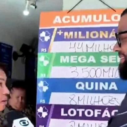 Mulher em TV ao vivo diz que usaria prêmio de loteria para guerra mundial
