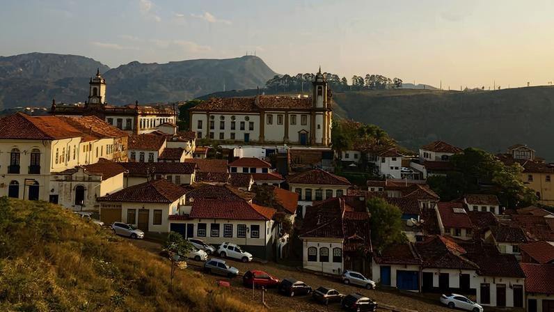 A cidade histórica de Ouro Preto, em Minas Gerais, considerada a dona do maior conjunto arquitetônico colonial brasileiro, vencedora da pesquisa Datafolha, no especial Viaja São Paulo - Roberto de Oliveira / Folhapress