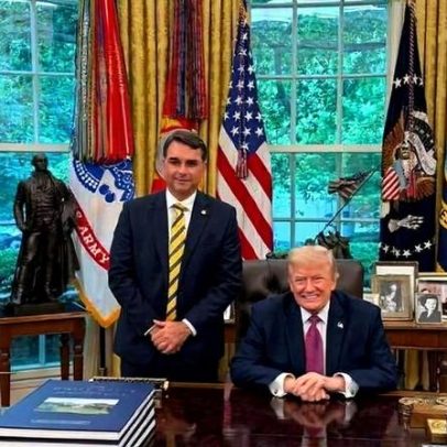 Trump não comentou encontro com Flávio, ao contrário de outros candidatos