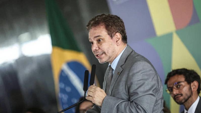 Ministro da Justiça, Wellington Lima e Silva, em evento no Palácio do Planalto