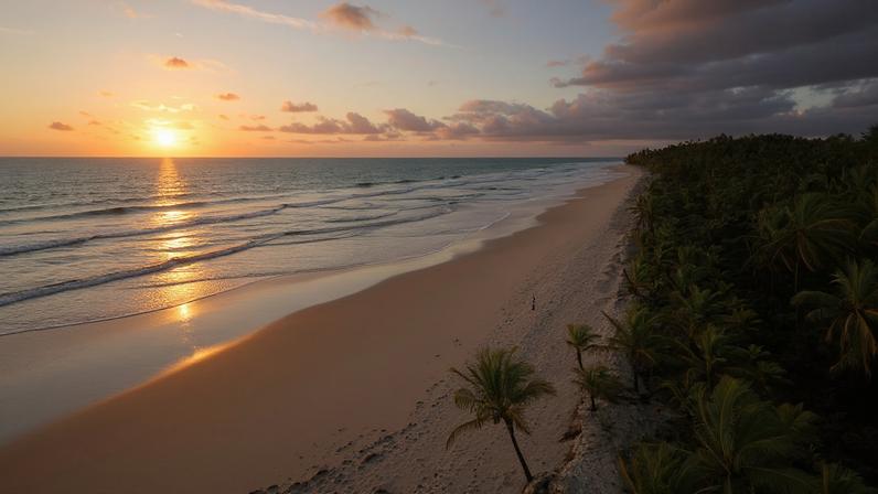 Praia do Itacaré, localizado na Bahia - Divulgação/Txai Resort