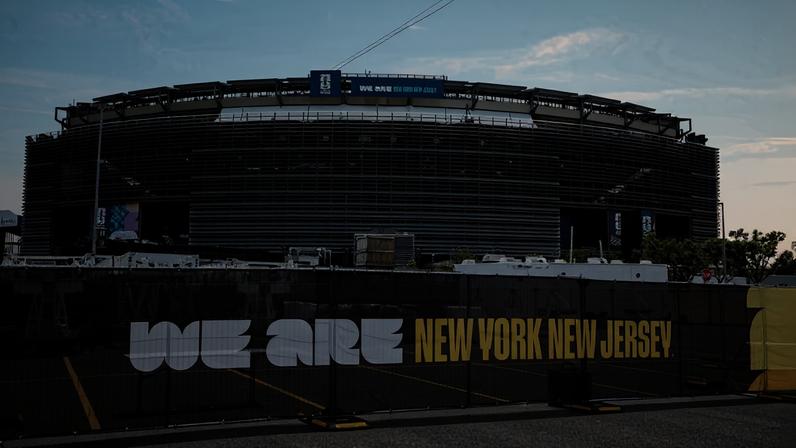MetLife Stadium, em East Rutherford, nos arredores de Nova Jersey, palco da final da Copa do Mundo