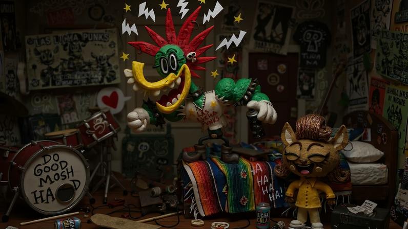 Cena da série 'Punky Duck'