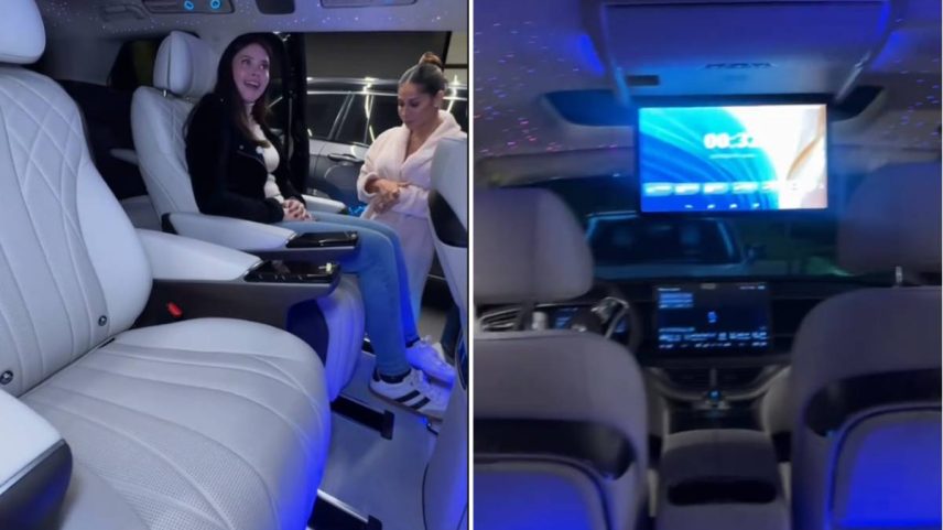 Imagens do carro BYD Denza D9 por dentro
