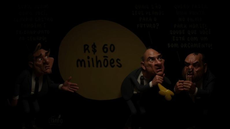 Flávio Bolsonaro, Eduardo Bolsonaro e Cláudio Castro