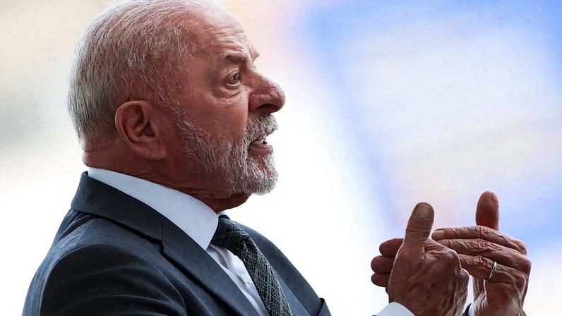 O presidente Lula durante evento no Palácio do Planalto nesta quinta (28)