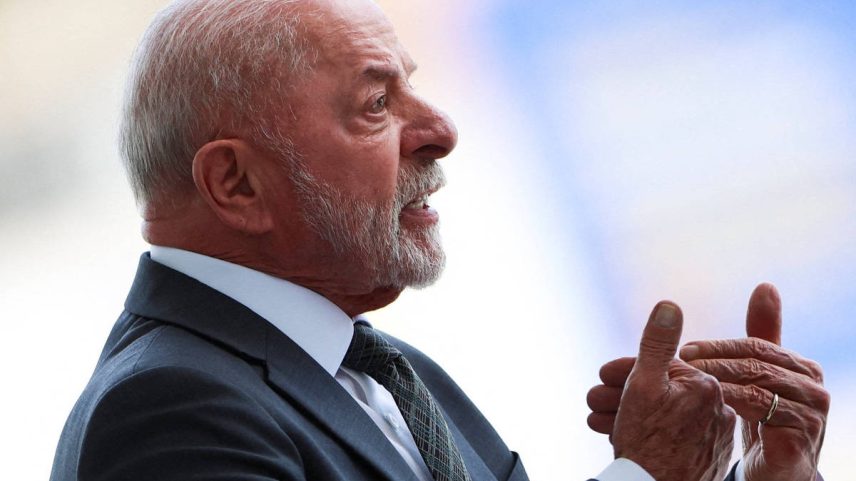 O presidente Lula durante evento no Palácio do Planalto nesta quinta (28)
