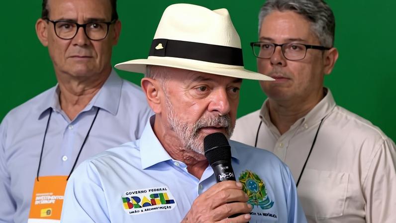 Lula discursa durante anúncio de investimentos da Petrobras em Sergipe