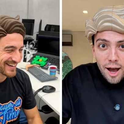Cabelo impresso em 3D viraliza e atrai Lucas Rangel