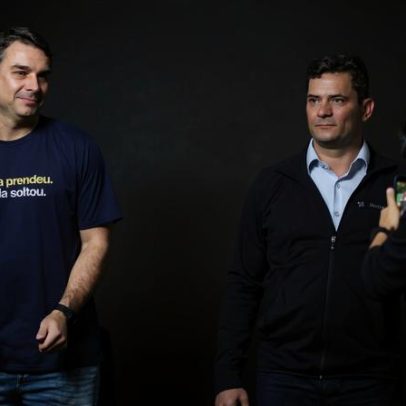 Moro lança-se no PR com Flávio, ataca Lula e elogia ato de Trump sobre PCC e CV