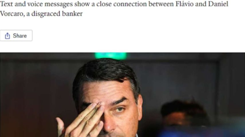 Matéria da revista The Economist sobre áudios de Flávio Bolsonaro e Daniel Vorcaro