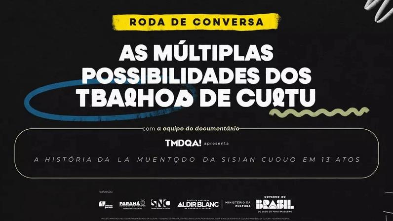 TMDQA! realiza roda de conversa sobre possibilidades de trabalhos culturais