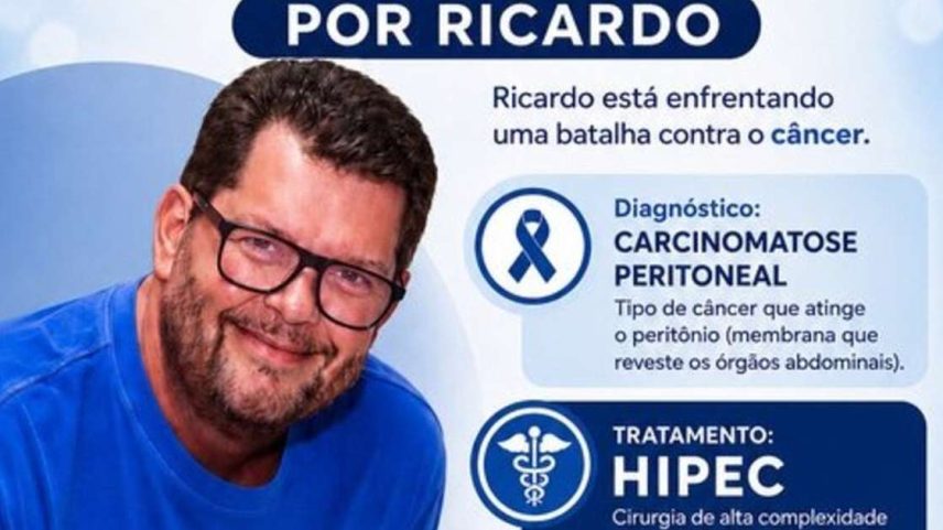 Ricardo e a luta pela vida: participe da vaquinha para sua cirurgia HIPEC