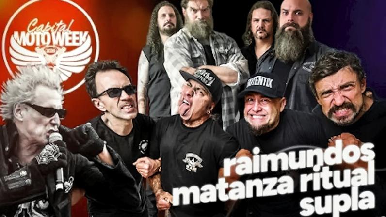 Capital Moto Week confirma Supla, Raimundos e Matanza Ritual em seu lineup