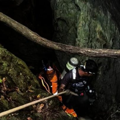 Busca em caverna inundada no Laos continua para localizar dois desaparecidos