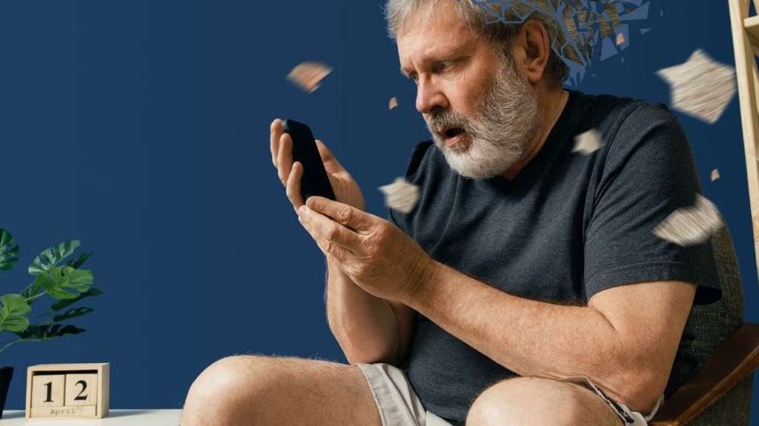 Sinais iniciais de Alzheimer. Imagem: Canva PRO