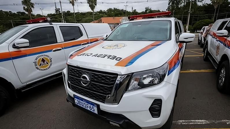 Viatura da Defesa Civil do Rio Grande do Sul