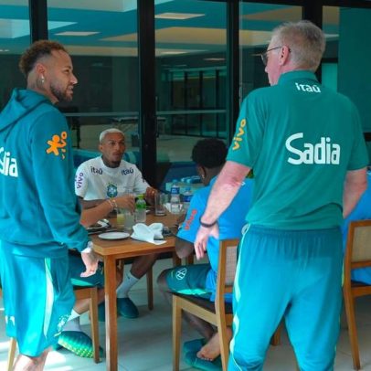 Neymar fica fora de treino da Seleção e fará exames