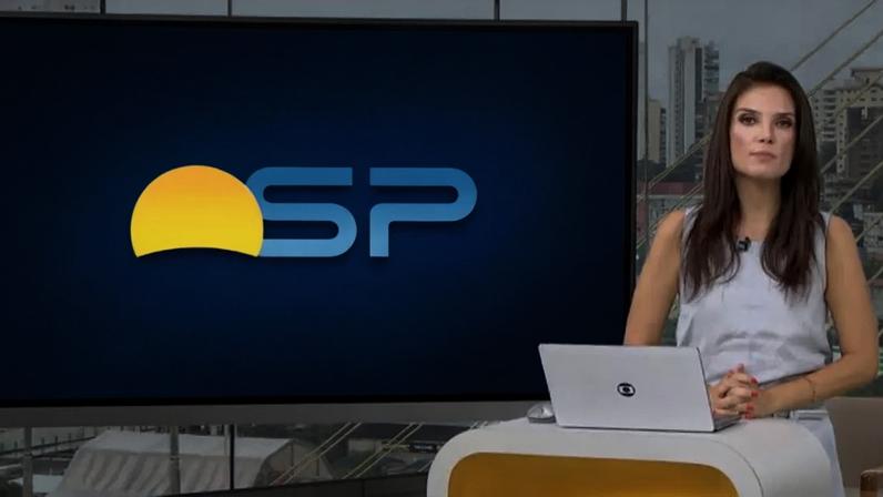 Sabina Simonato se emociona ao vivo ao falar sobre assassinato de ex-piloto do Globocop