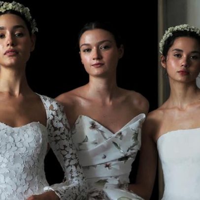 Sete tendências de vestidos de noiva reveladas na Semana de Noivas de NY