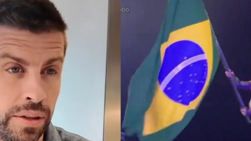 Xingado por 2 milhões de pessoas em Copacabana, Piqué retribui alfinetada com crítica à Seleção Brasileira na Copa do Mundo e web não perdoa: ‘Shakira tem mais copas que você’.