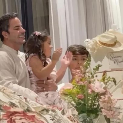 Simone Mendes celebra 42 anos em mansão com bolo de 3 andares e festa íntima