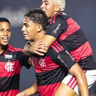 Flamengo vence Santos e fica no G8 do Brasileirão Sub-20
