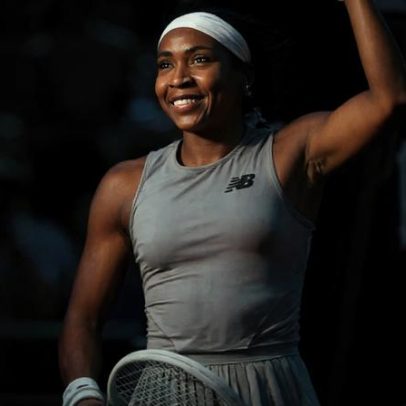 Coco Gauff usa truque da raquete gelada em Roland Garros