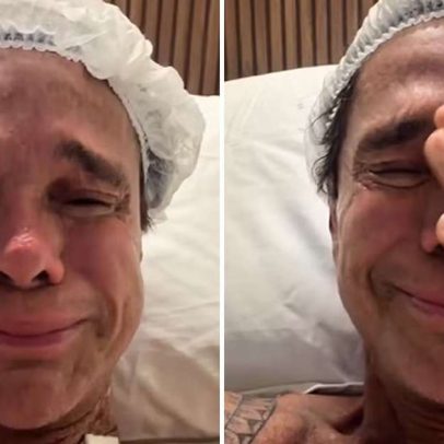 Netinho aborda retorno do câncer durante internação e emociona