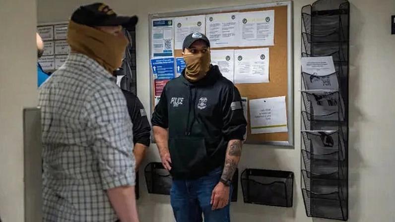 Mask-wearing federal agents had become a regular presence in the hallways of 26 Federal Plaza in Lower Manhattan.